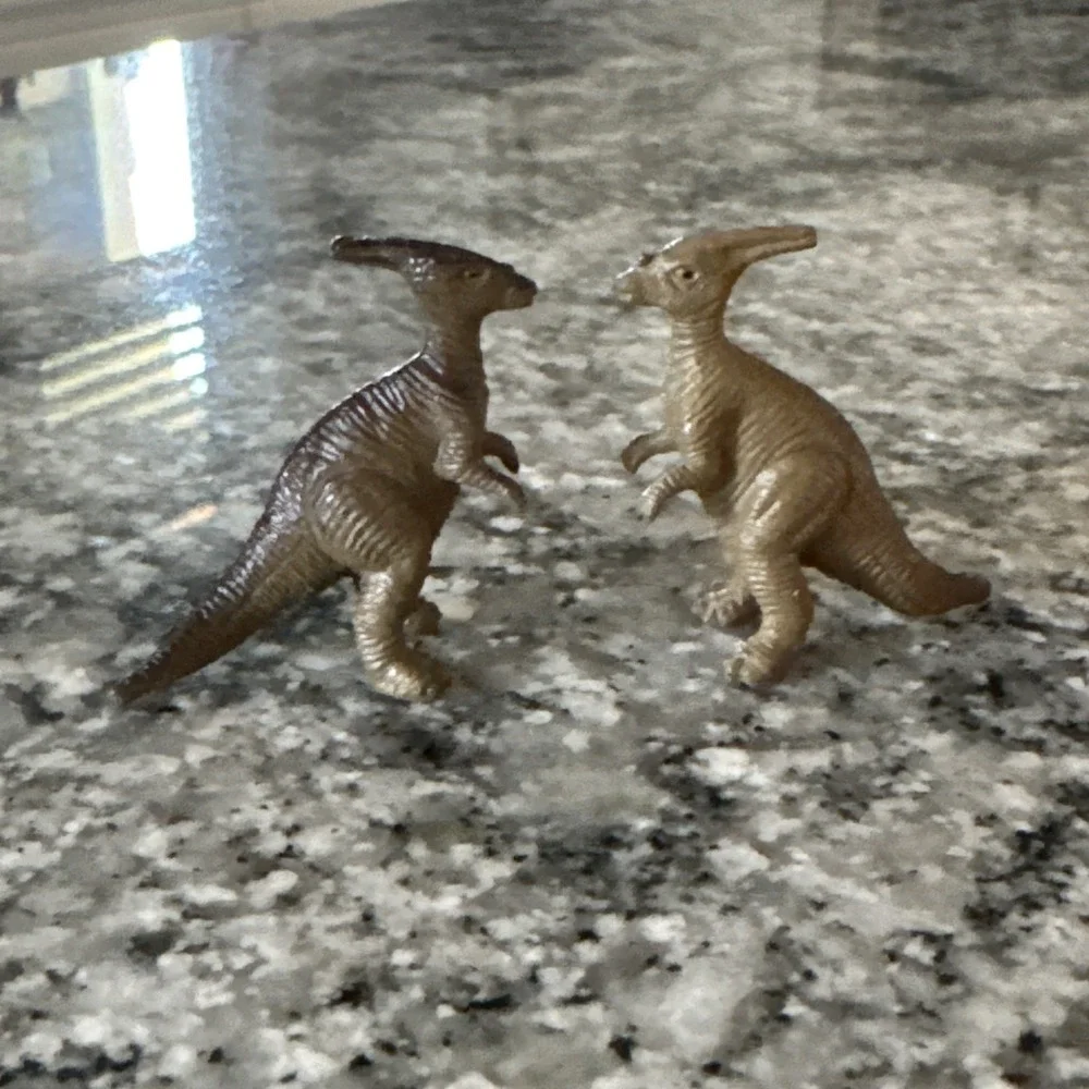 Lot of 15 Dinosaur Figures & Sea Creatures w/‎ Squid Finger Toys Mixed Set